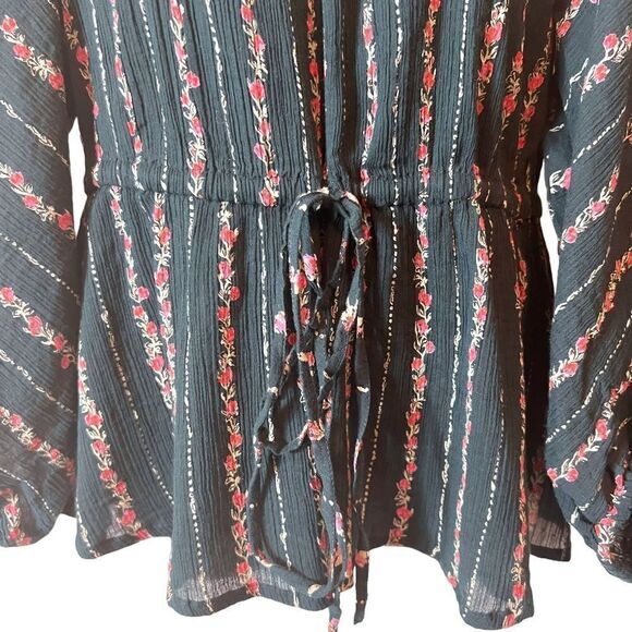 Roller Rabbit Mateaus Linden Cotton Gauze Peasant Top - Picture 7 of 13